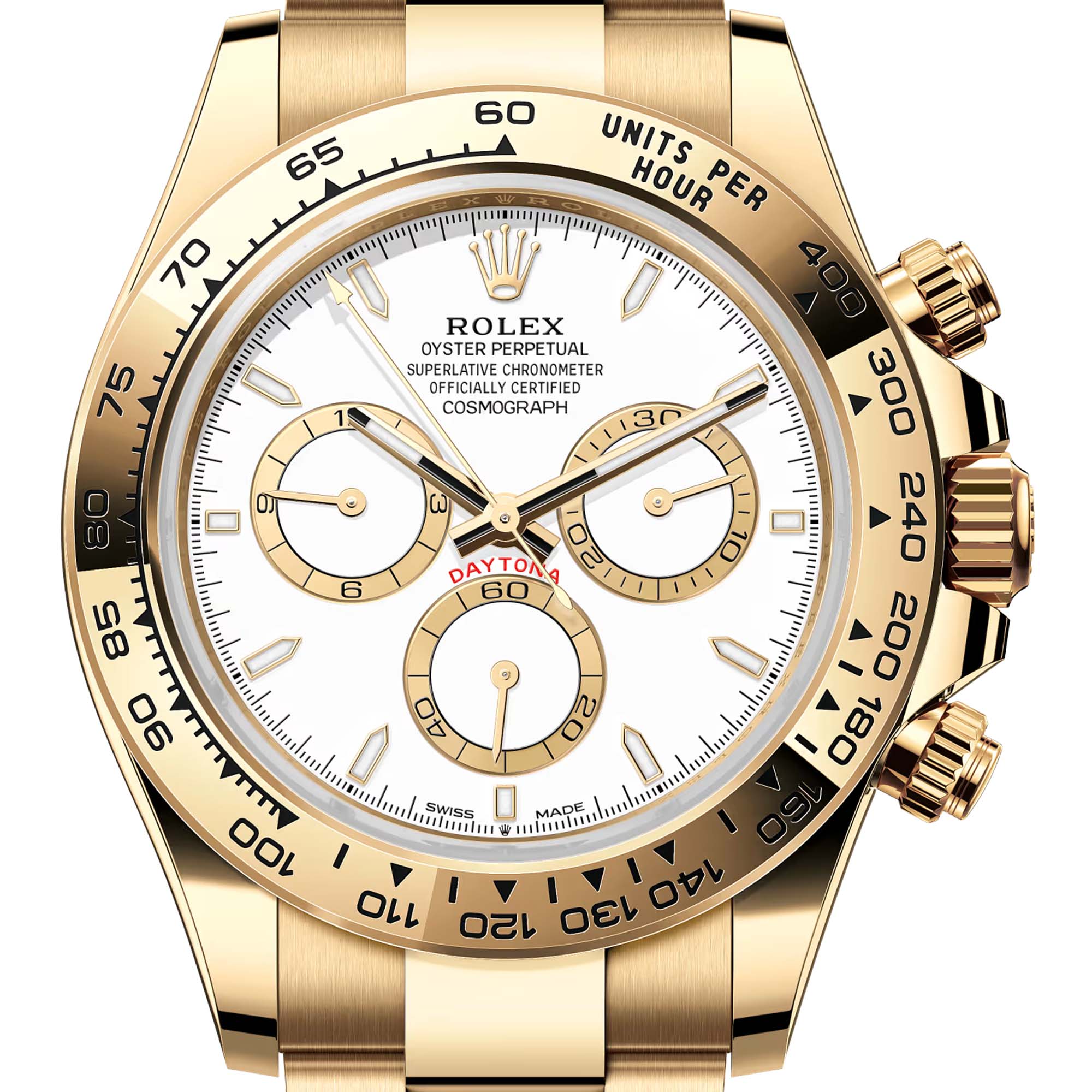 Rolex Daytona Yellow Gold White Dial 126508