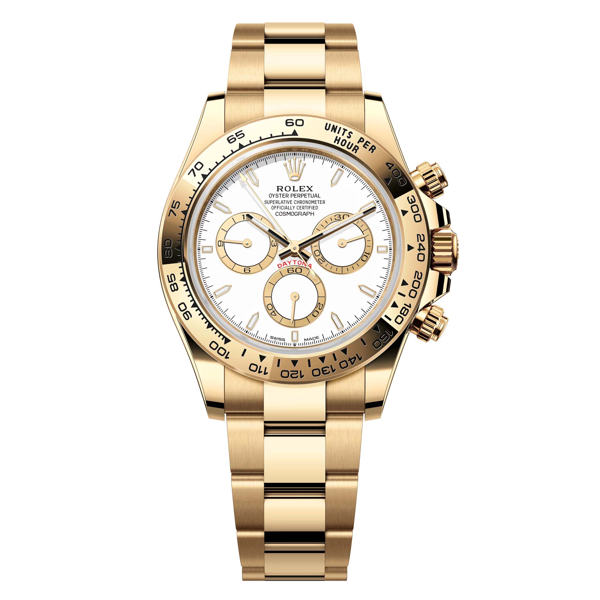 Rolex Daytona Yellow Gold White Dial 126508