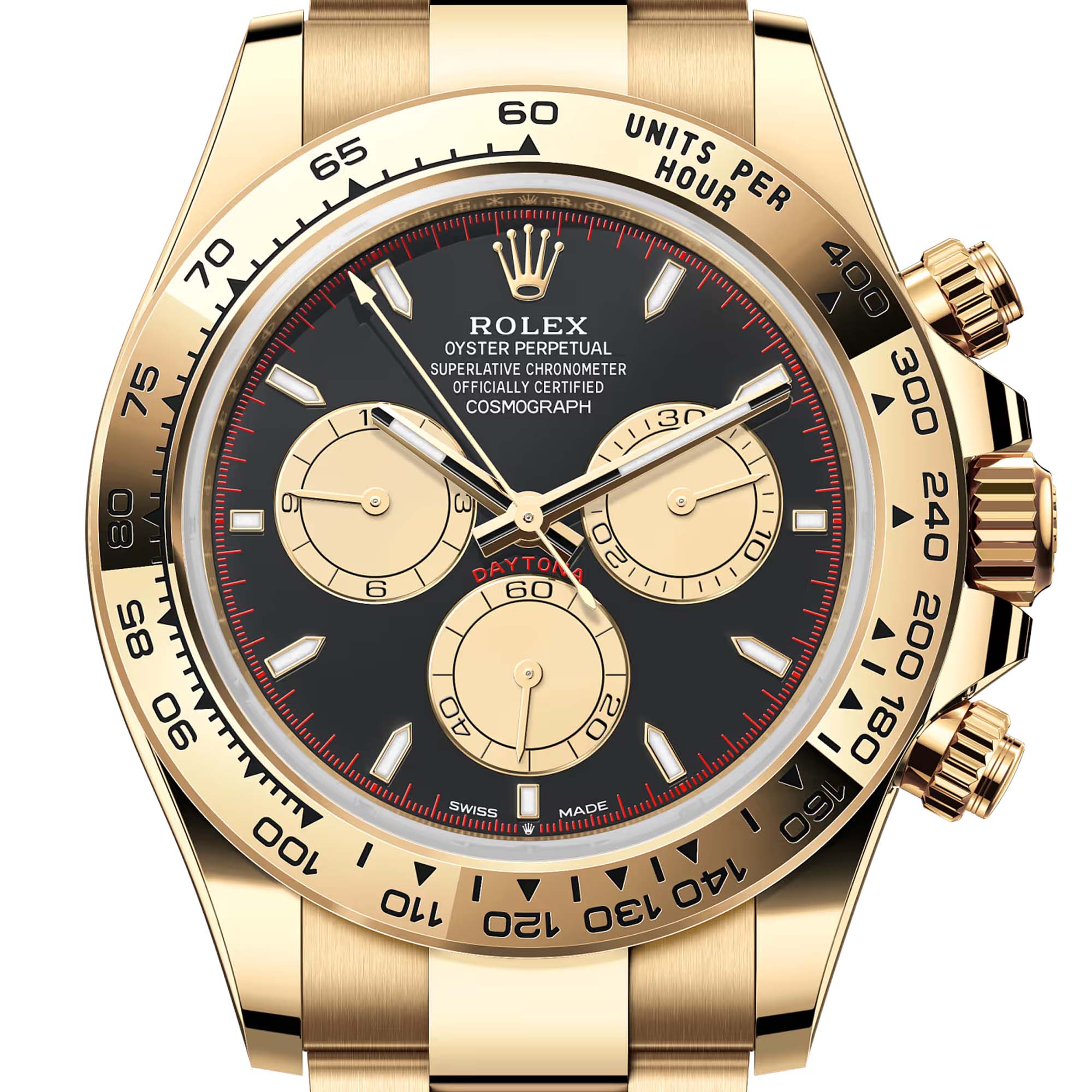 Rolex Daytona Yellow Gold Black/Champagne Dial 126508