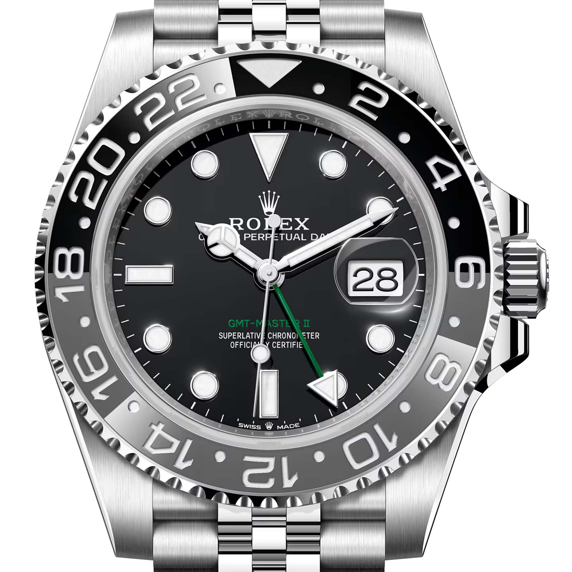 Rolex GMT-Master II Stainless Steel Black Dial Jubilee 126710GRNR