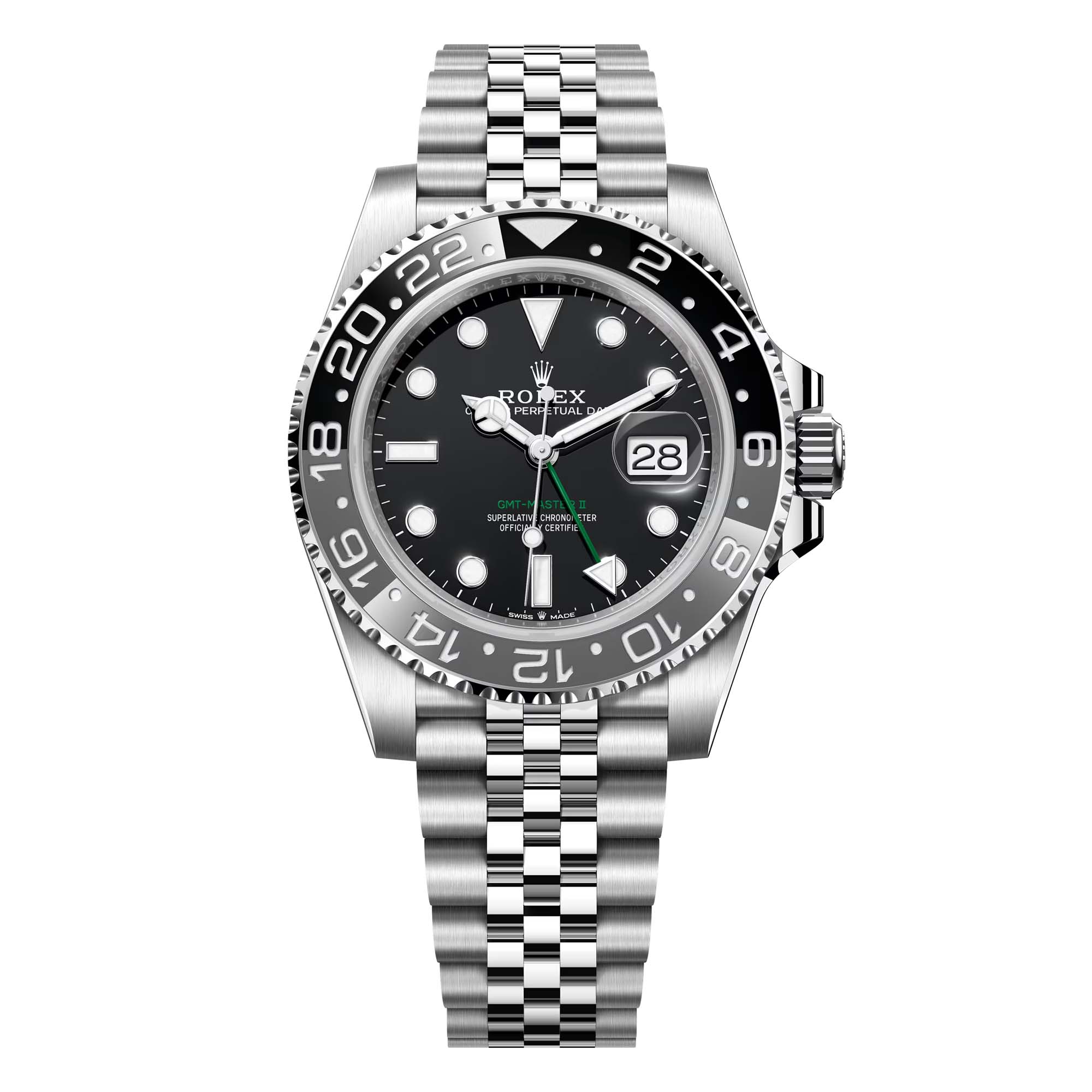 Rolex GMT-Master II Stainless Steel Black Dial Jubilee 126710GRNR