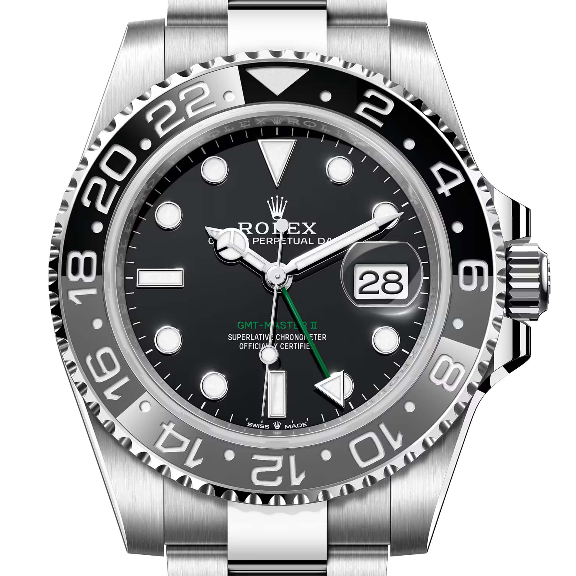 Rolex GMT-Master II Stainless Steel Black Dial Oyster 126710GRNR