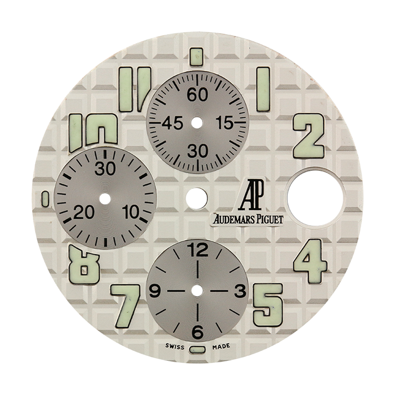 Audemars Piguet 42mm White Méga Tapisserie Pattern Custom Dial