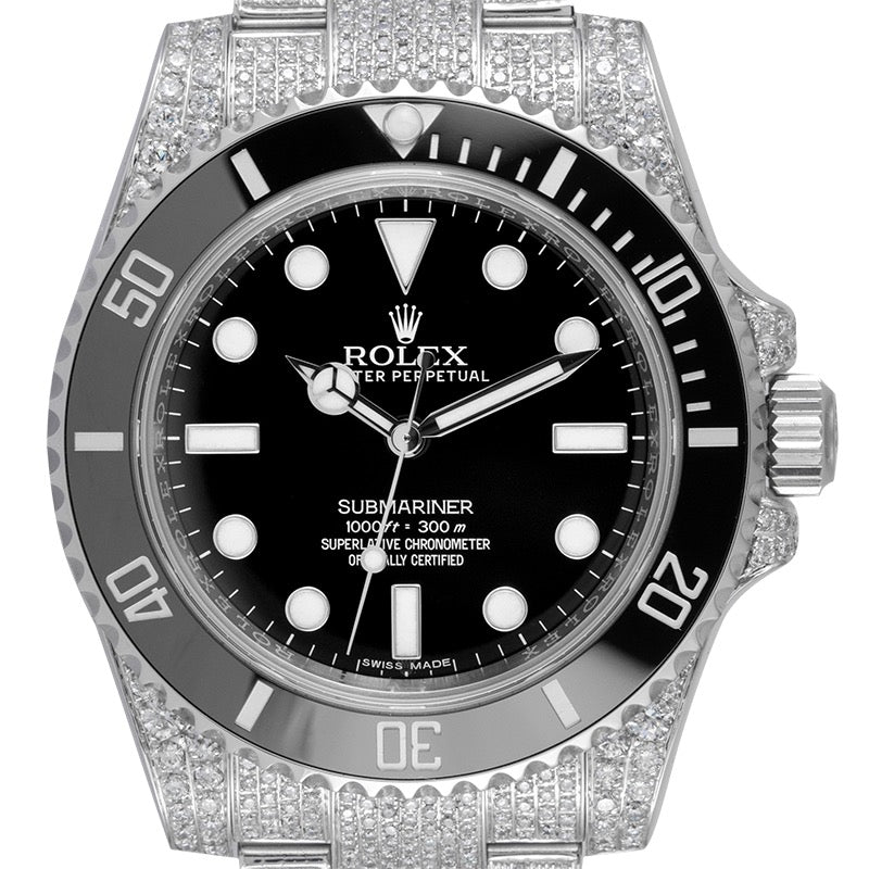 Custom Diamond Set Rolex Submariner 114060