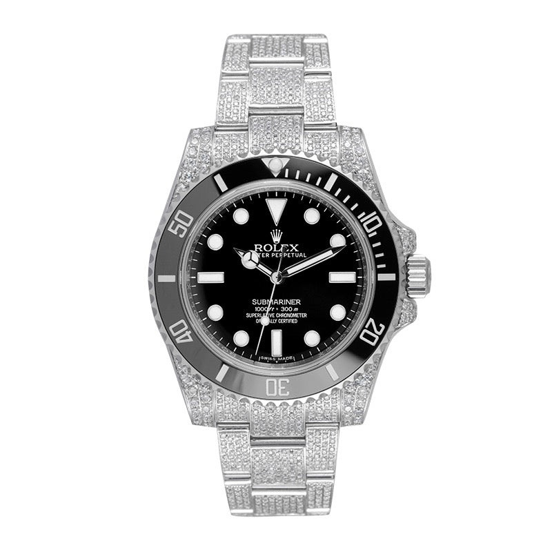 Custom Diamond Set Rolex Submariner 114060