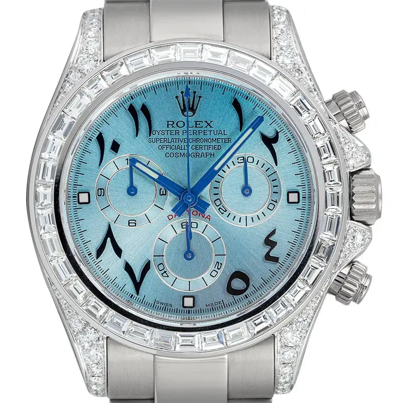 Rolex Daytona 116509 White Gold Custom Blue Dial