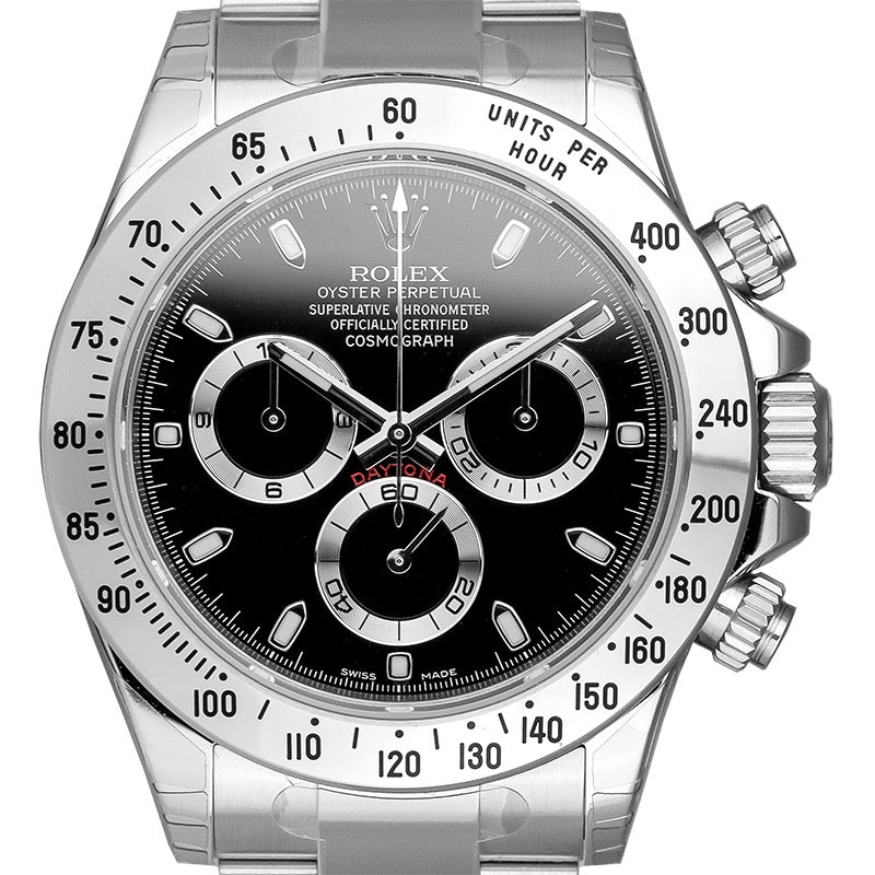 Rolex Daytona Stainless Steel Black Dial 116520 Watch