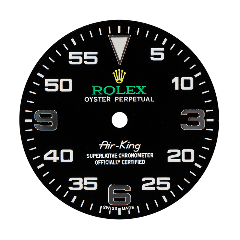 Rolex Air-King 34mm Black Custom Dial