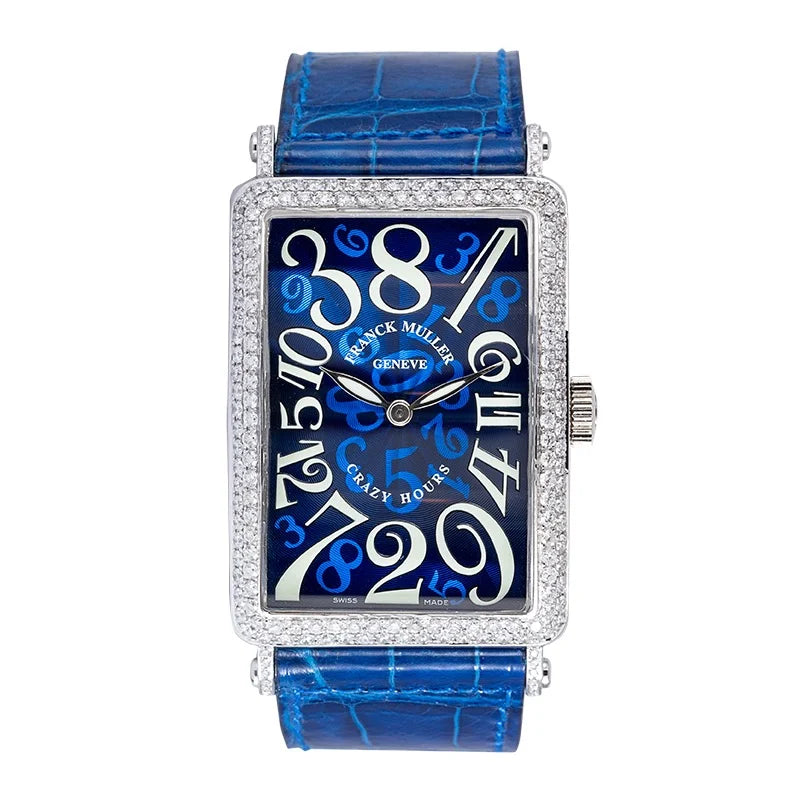 Full view - Franck Muller 1200 CH Long Island White Gold Watch