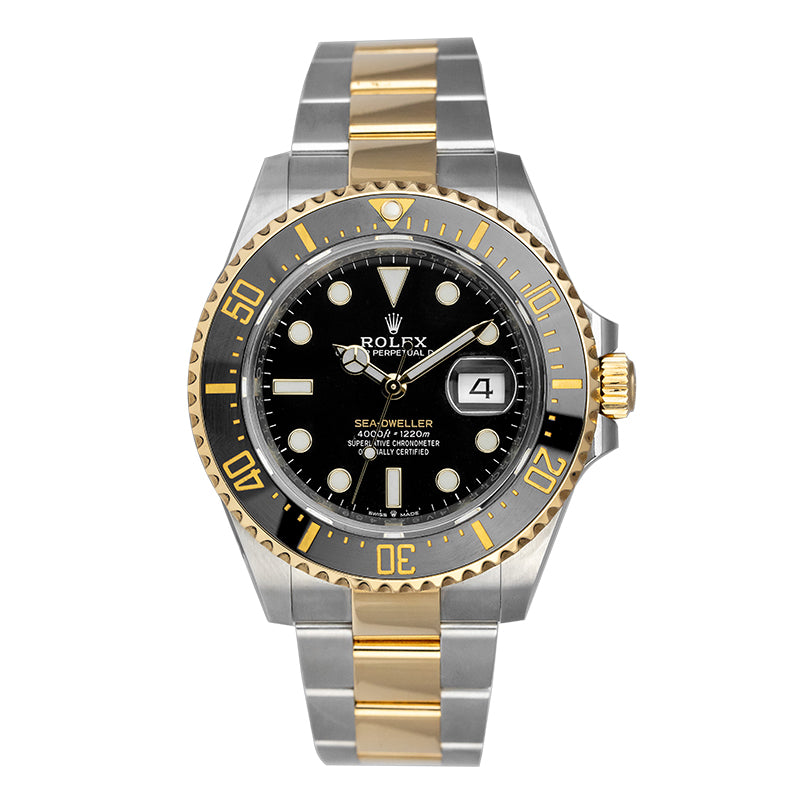 Rolex Sea-Dweller Steel Yellow Gold Black Dial 126603 Watch