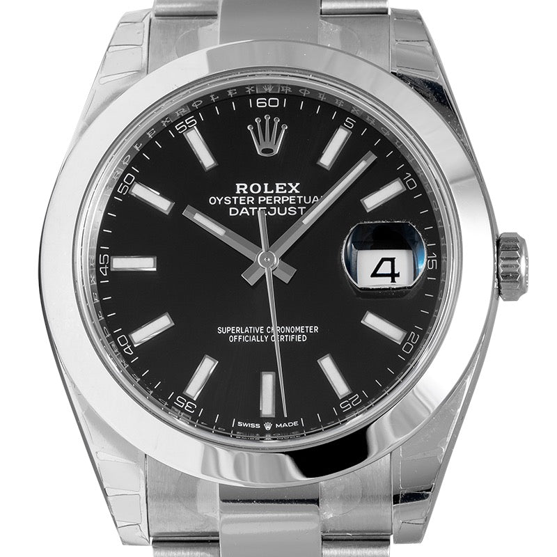 Rolex Datejust 41 Steel Black Dial 126300