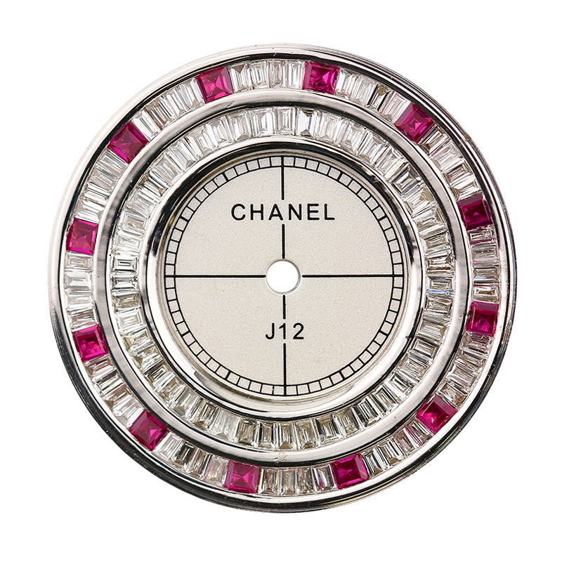 Chanel J12 33mm Baguette Cut Diamond Custom Dial