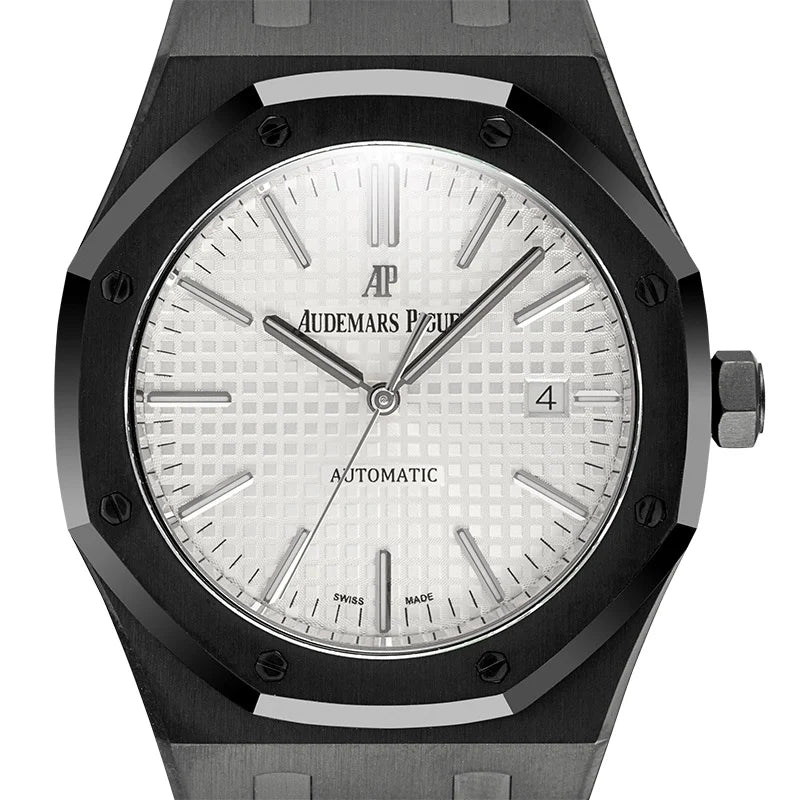 AP Royal Oak Custom Black PVD with White Dial 15400ST