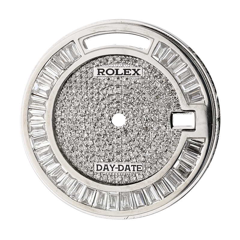 Rolex Day-Date 36mm Diamond Set Custom Dial