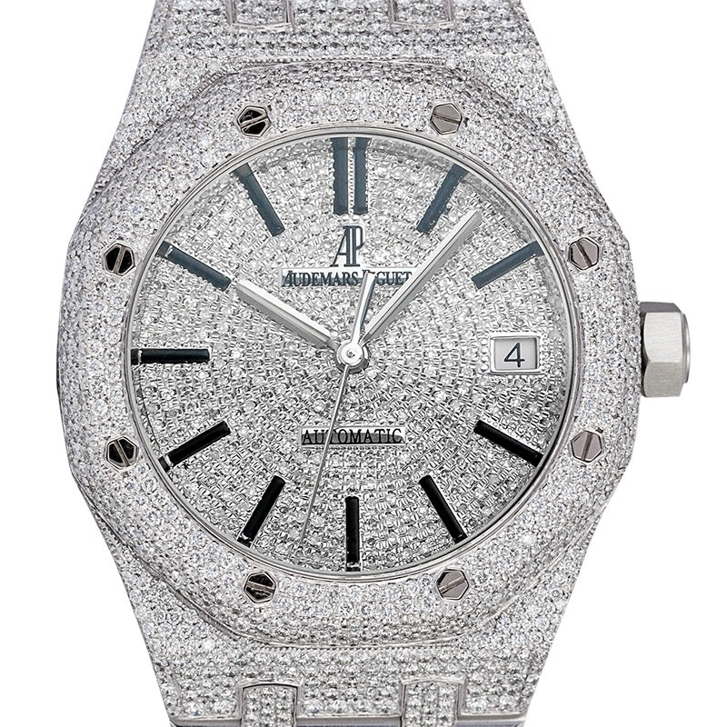 Audemars Piguet Royal Oak 37 Custom Diamond Set 15450ST.OO.1256ST.01.A