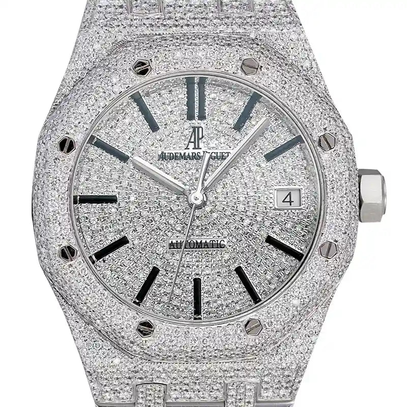 AP Royal Oak 37 Custom Diamond Set 15450ST.OO.1256ST.01.A
