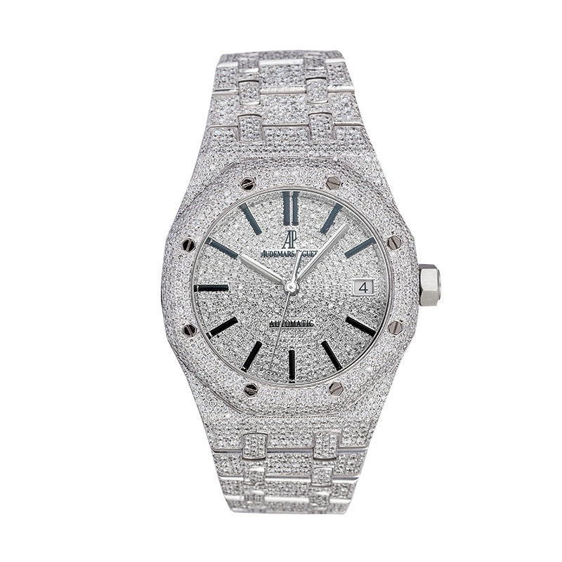 Audemars Piguet Royal Oak 37 Custom Diamond Set 15450ST.OO.1256ST.01.A