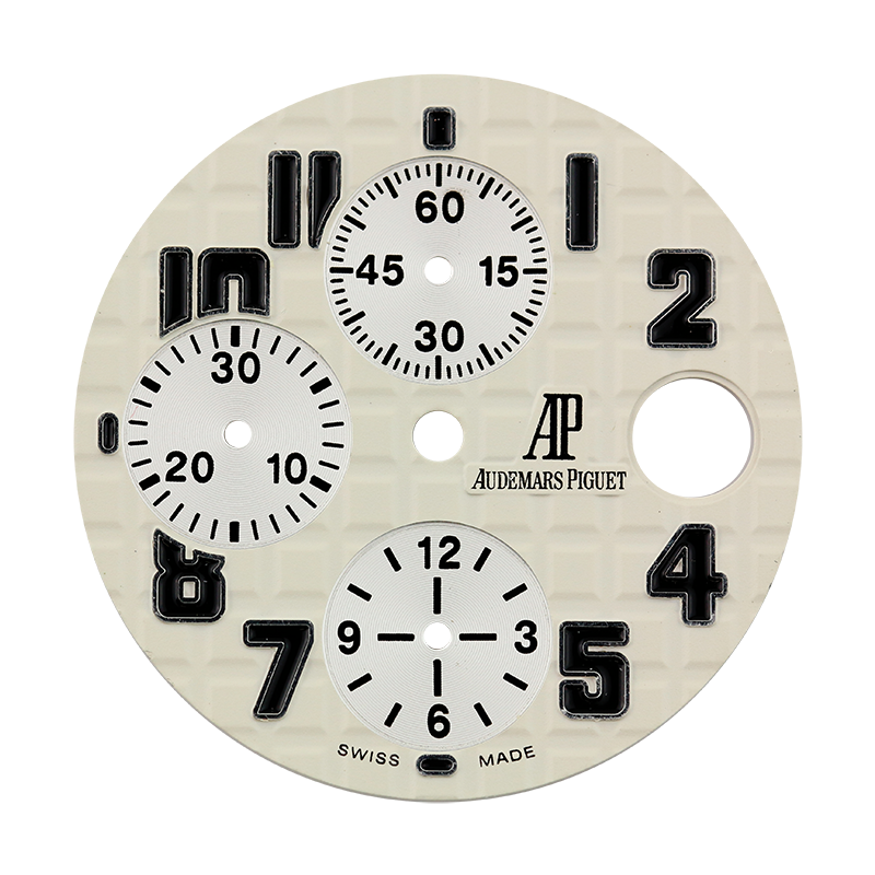 Audemars Piguet 42mm White Méga Tapisserie Pattern Custom Dial