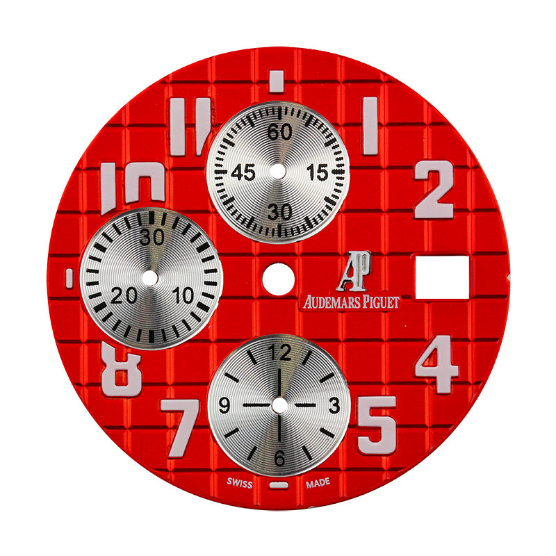 Audemars Piguet Royal Oak Offshore 42mm Red Méga Tapisserie Pattern Custom Dial