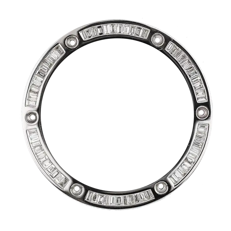 Hublot Big Bang 44mm White Gold Baguette Cut Diamond Custom Bezel