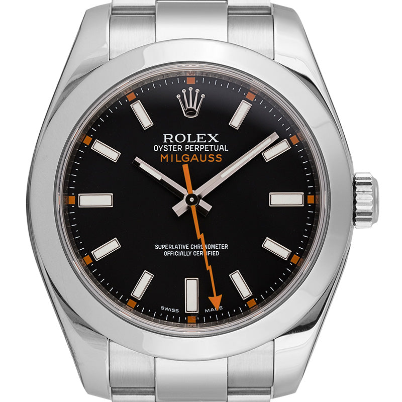 Rolex Milgauss Stainless Steel Black Dial 116400