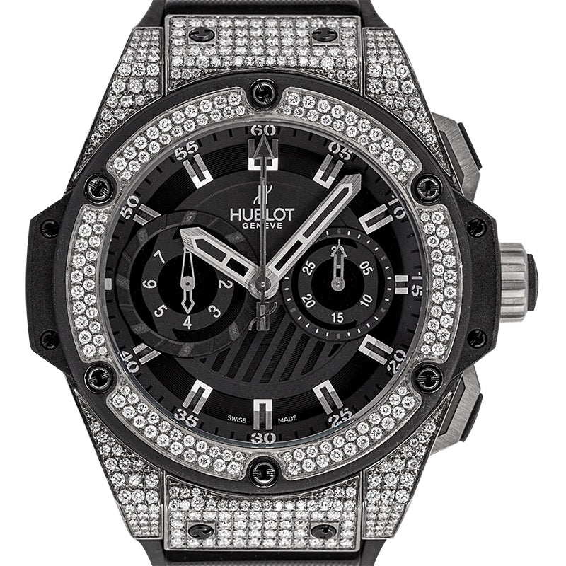 Diamond Set Hublot Big Bang 48mm King Power Foudroyante Zirconium 715.ZX.1127.RX Limited Edition