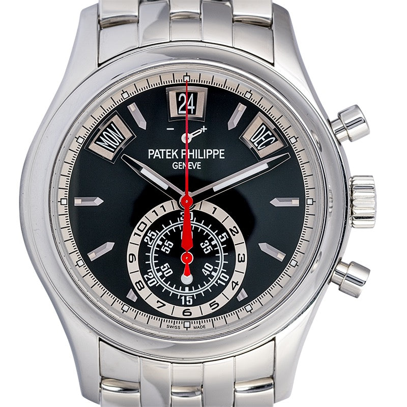 Patek Philippe Complications Steel Ebony Black Opaline Dial 5960/1A-010