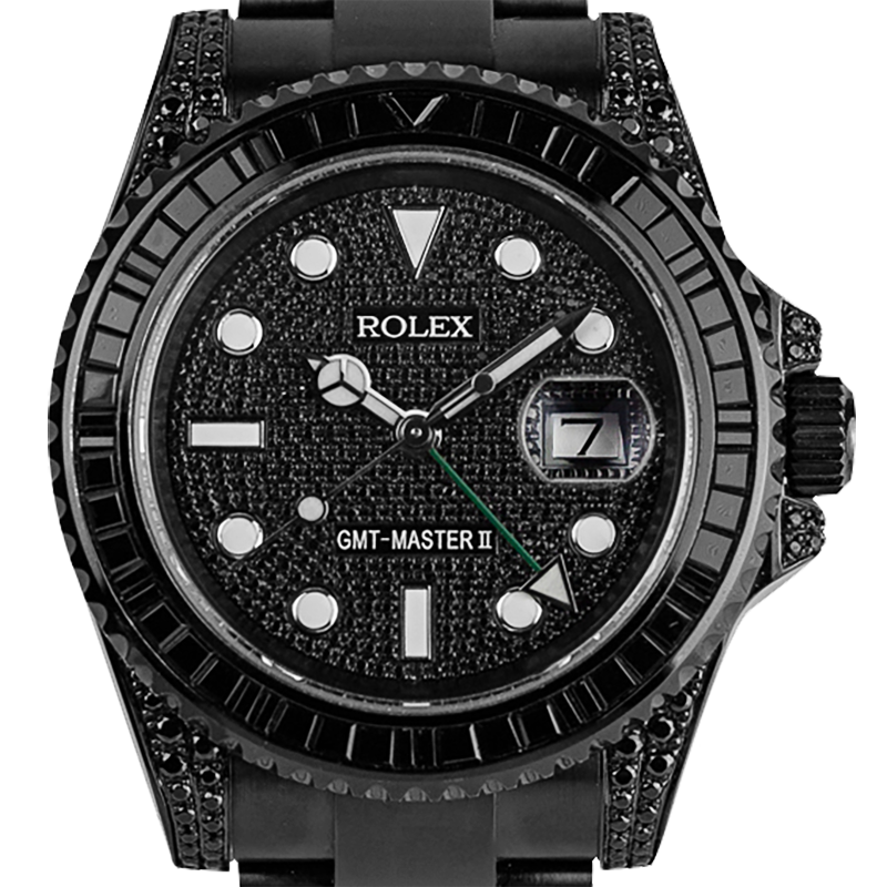 Rolex Black GMT Master II Custom PVD