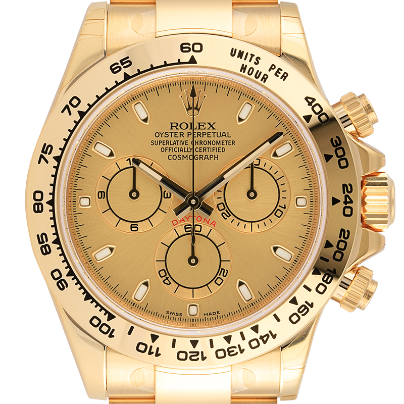 Rolex Cosmograph Daytona 18ct Yellow Gold with Champagne Dial 116508