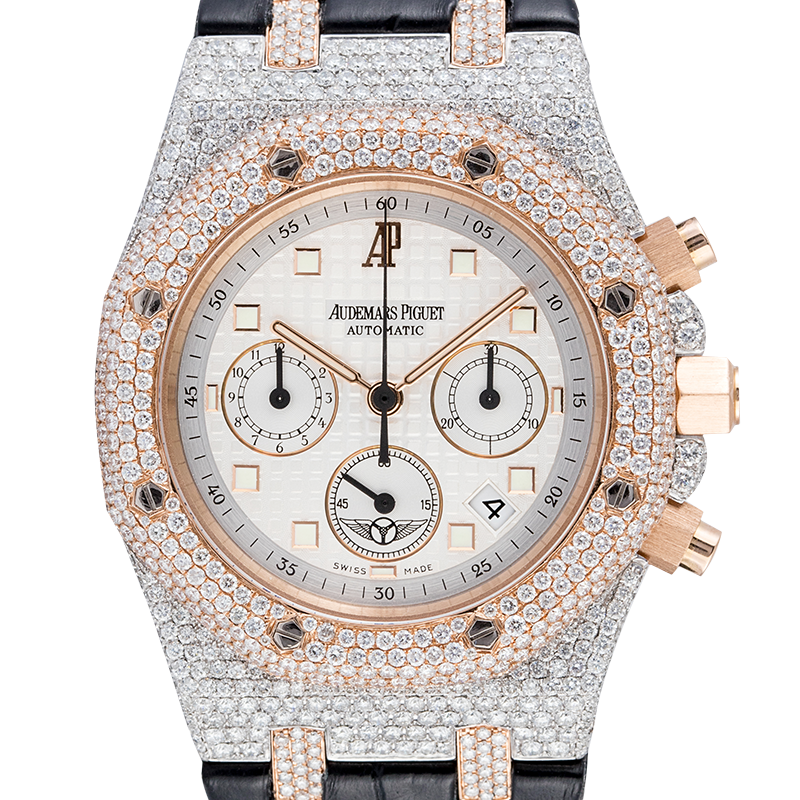 Audemars Piguet Royal Oak The National Classic Tour Limited Edition Steel and Rose Gold Custom Diamond Set