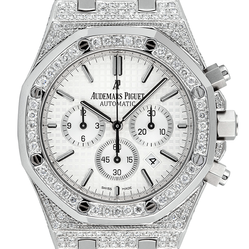 Audemars Piguet Royal Oak Chronograph 41mm Custom Diamond Set