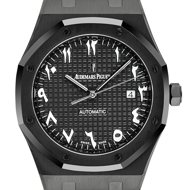 Audemars Piguet Royal Oak 41mm Custom Black PVD with Black/Indic Dial