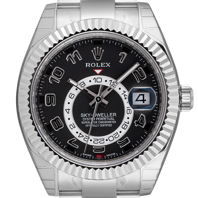 Rolex Sky-Dweller 18ct White Gold Black/Arabic Dial 326939