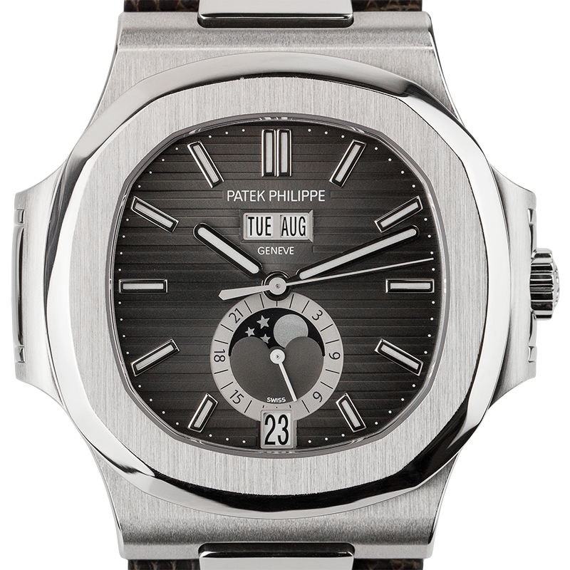 Patek Philippe Nautilus Stainless Steel & Leather 5726A-001