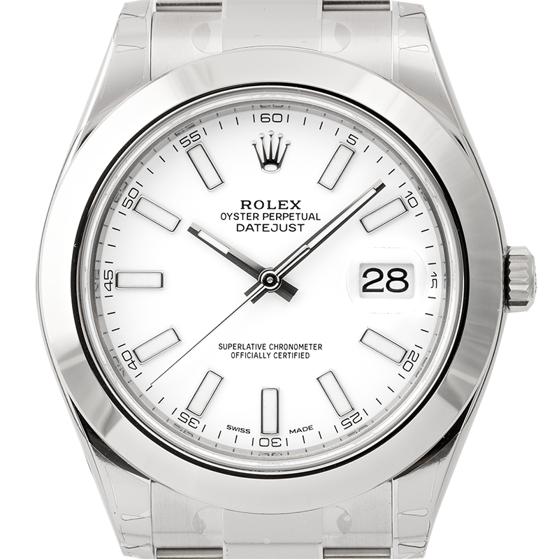 Rolex DateJust II Stainless Steel White/Index 116300