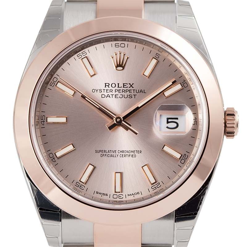 Rolex DateJust II 41 Steel and Everose Gold Oyster 126301