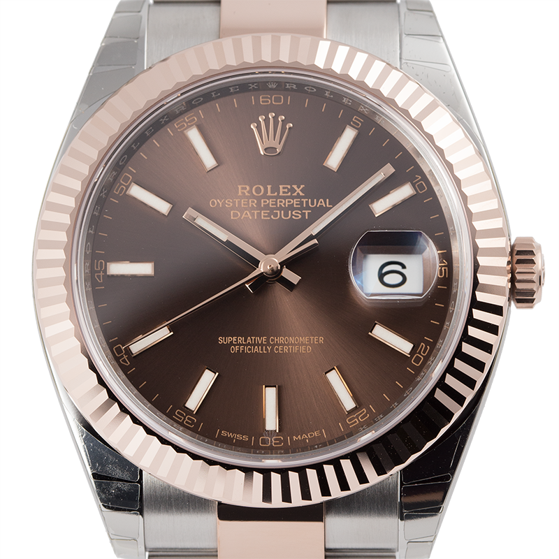 Rolex DateJust II 41 Steel and Everose Gold Oyster 126331