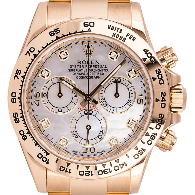 Rolex Daytona 18ct Yellow Gold MOP/Diamonds Dial 116508