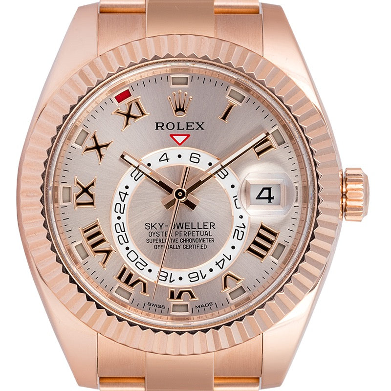 Rolex Sky-Dweller 18ct Everose Gold Sundust Dial 326935