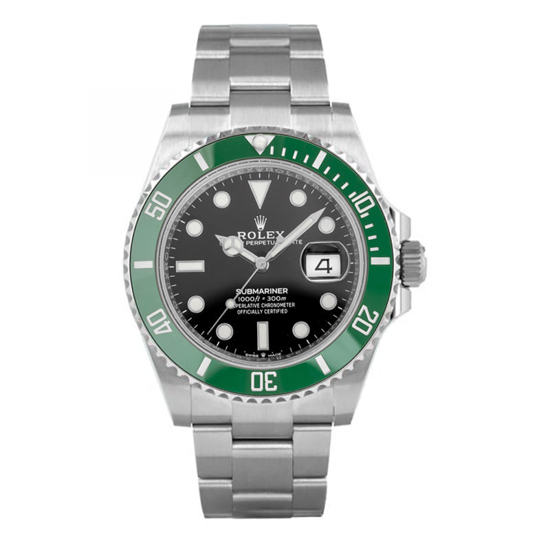 Rolex Submariner Date 41mm Black Dial Green Bezel 126610LV