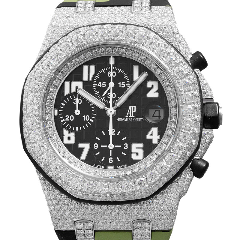 Audemars Piguet Royal Oak Offshore Custom Diamond Set Camo Strap