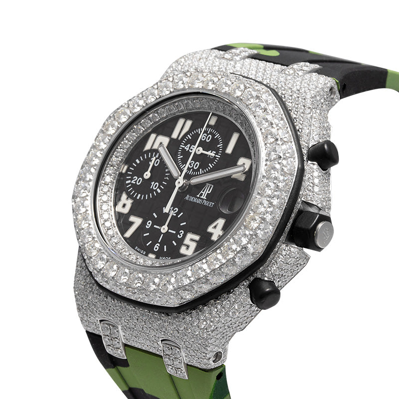 Audemars Piguet Royal Oak Offshore Custom Diamond Set Camo Strap