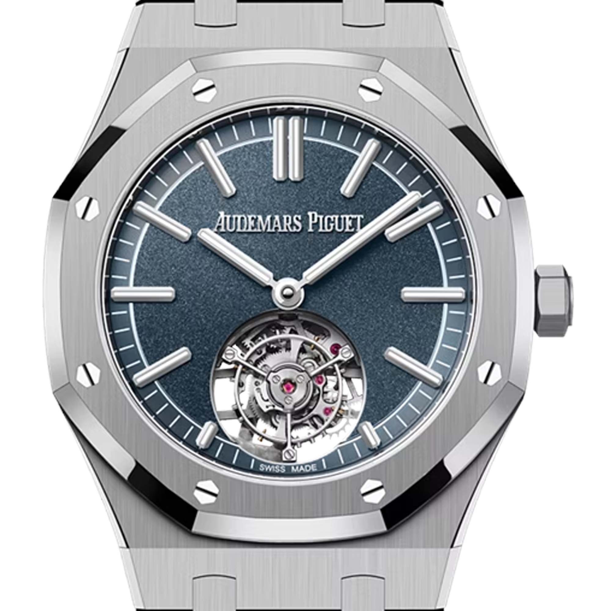 Audemars Piguet Royal Oak Tourbillon Blue Dial Titanium 26730TI.OO.1320TI.02 Watch