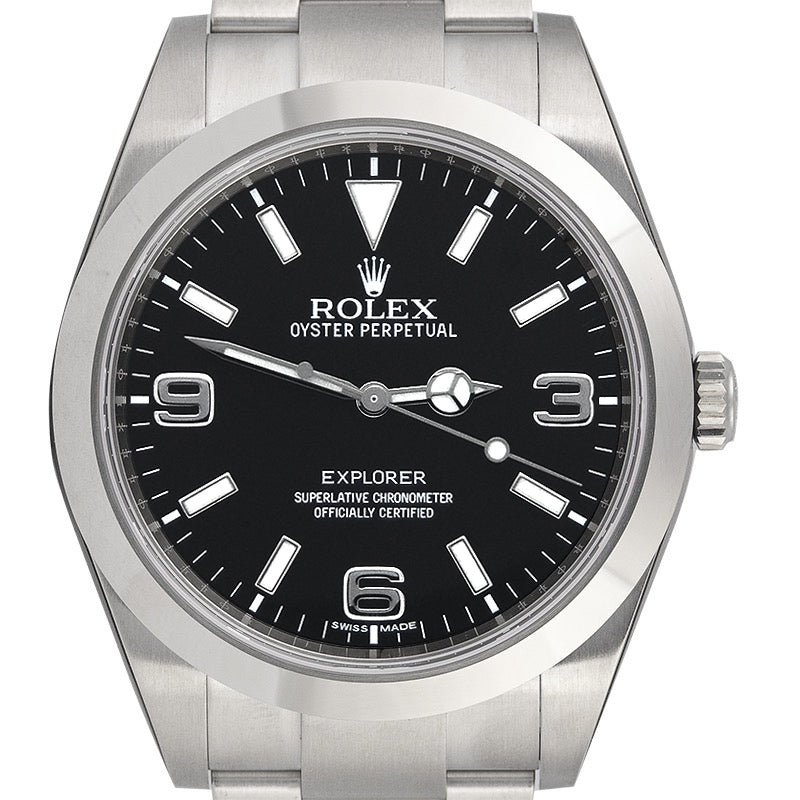 Rolex Explorer 39mm Steel Black Dial Oyster 214270