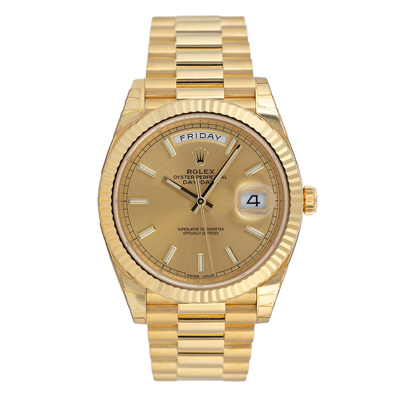 Rolex Day-Date 40 18ct Yellow Gold Champagne Dial 228238