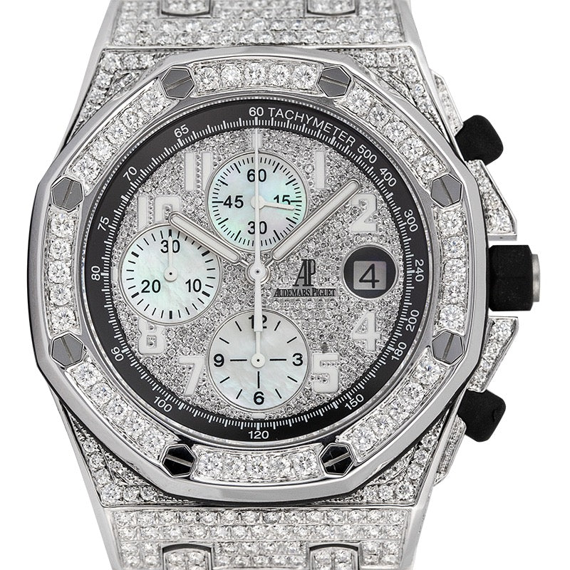 Audemars Piguet Royal Oak Offshore 42mm Steel Custom Diamond Set