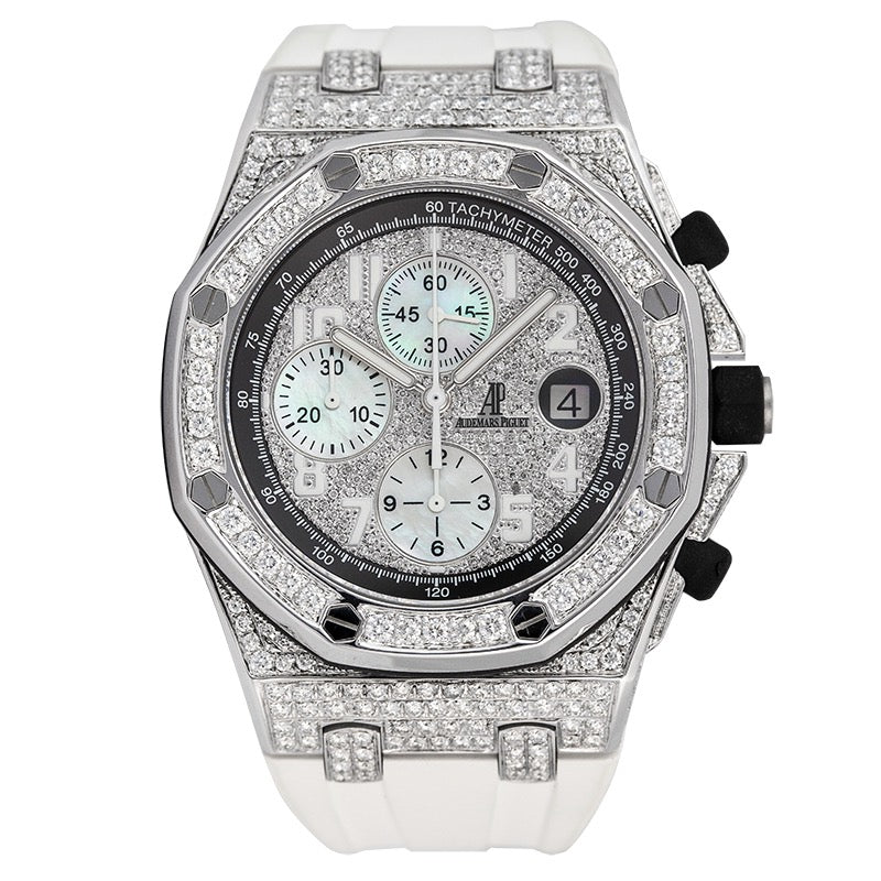 Audemars Piguet Royal Oak Offshore 42mm Steel Custom Diamond Set