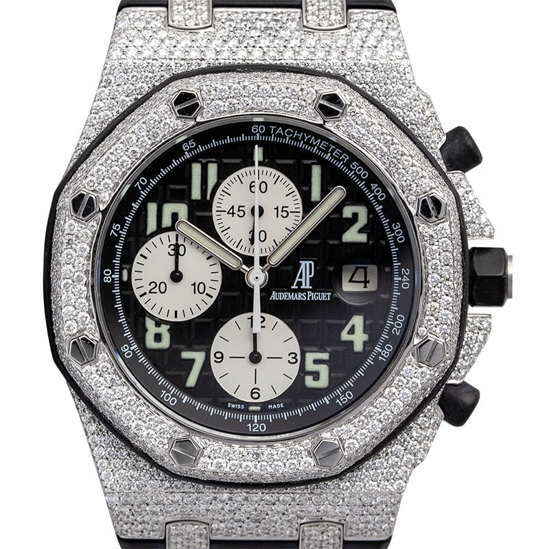 Audemars Piguet Royal Oak Offshore 42mm Steel Custom Honeycomb Diamond Set