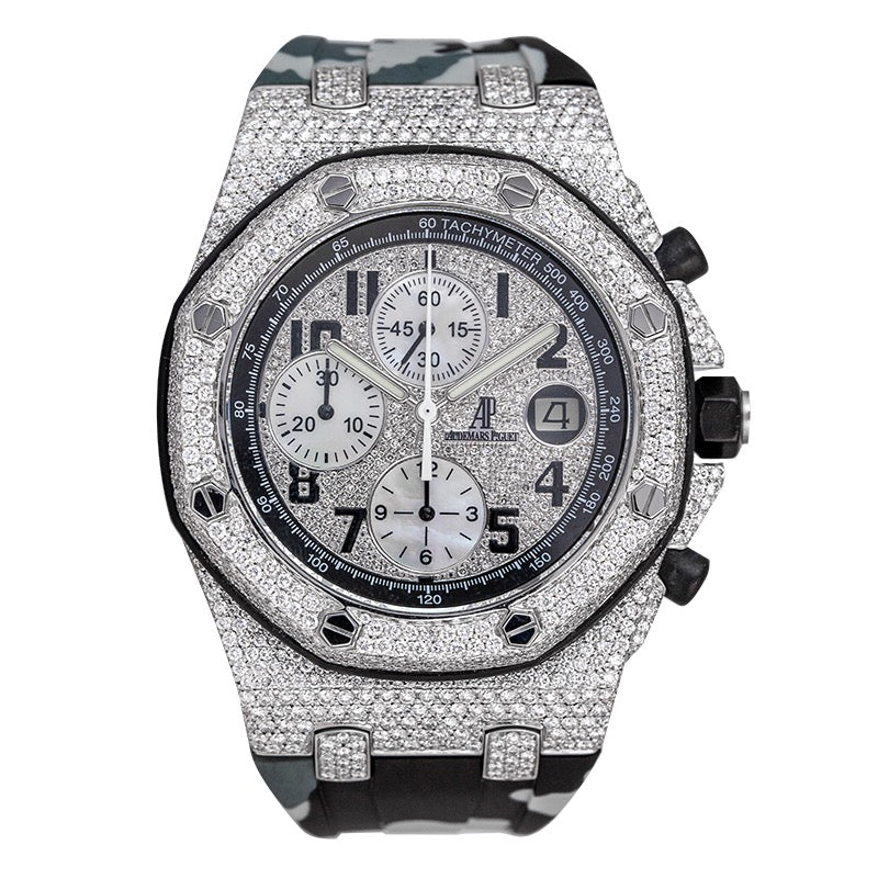 Audemars Piguet Royal Oak Offshore 42mm Diamond Set Camo Strap