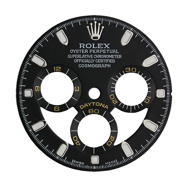 Rolex Daytona Black Skeleton/Index Custom Dial